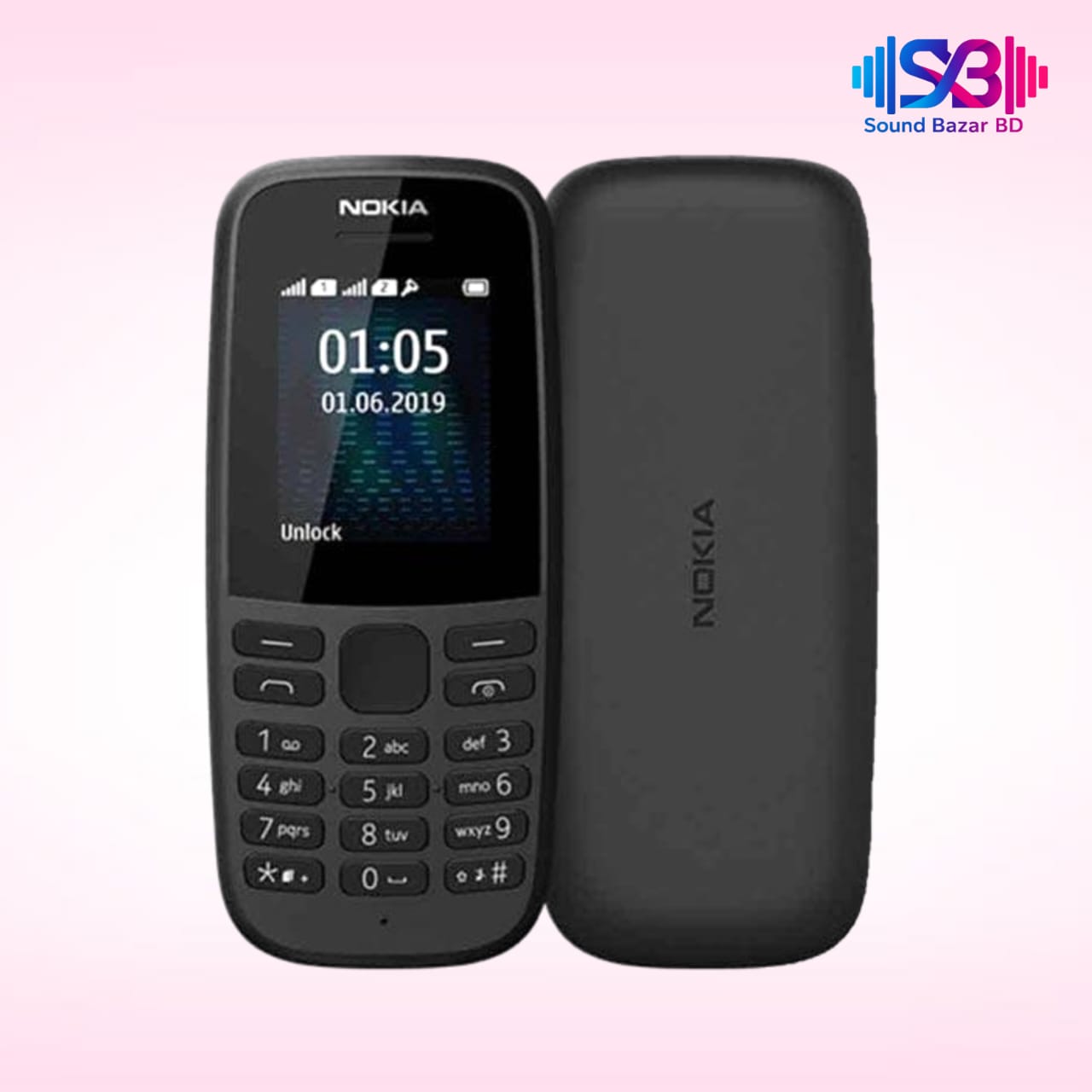 Nokia 105 (2018) Original Feature Phone - Image 2